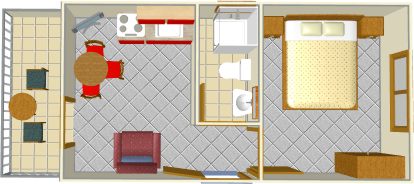 Tlocrt Apartment 4 - House 2